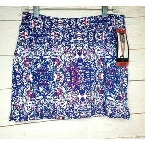 Tranquility by Colorado Clothing Blue Pink Tapestry Size Medium Athletic Skorts